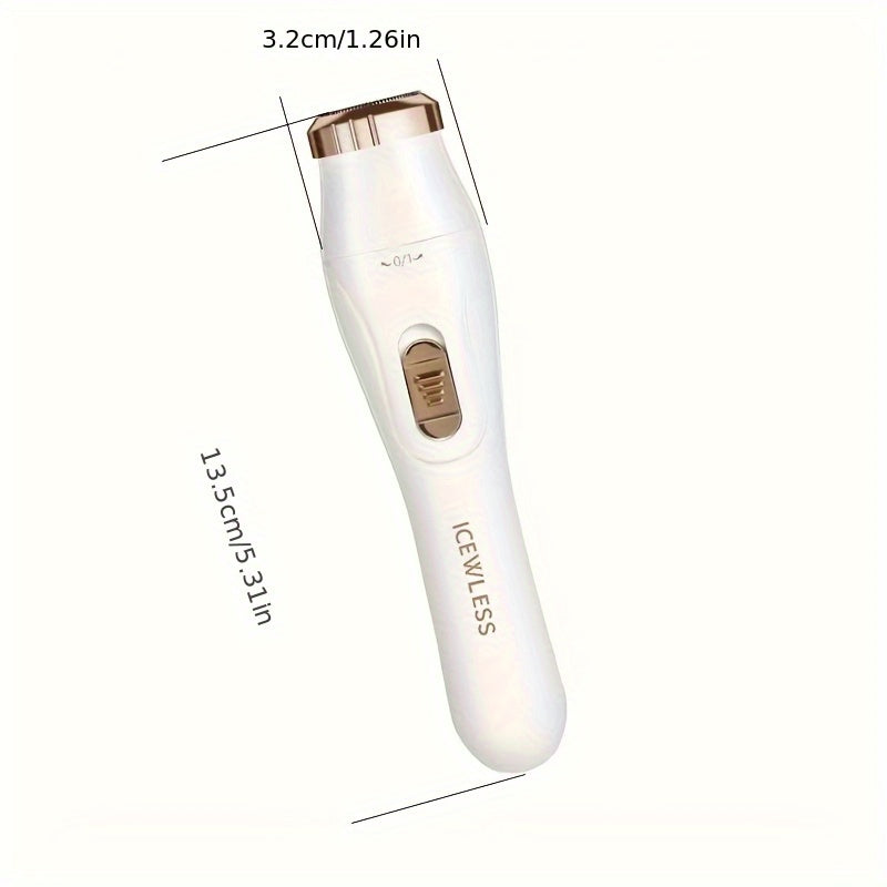 3-in-1 Electric Hair Removal Set USB Rechargeable Facial, Nose & Leg Trimmer