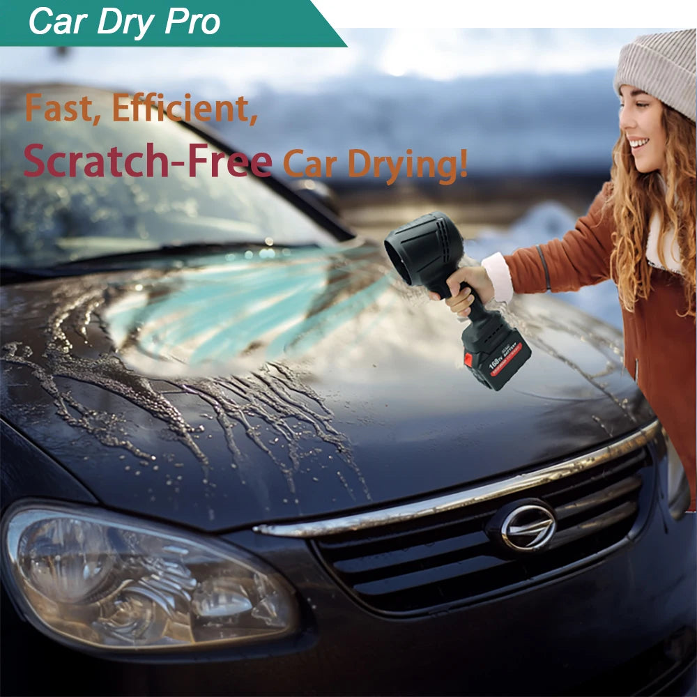 Powerful Brushless Turbo Jet Fan Blower For Car Leaf Snow Compatible Makita Battery