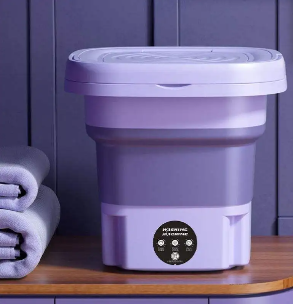 Mini Folding Washing Machine Portable Dryer Travel Laundry