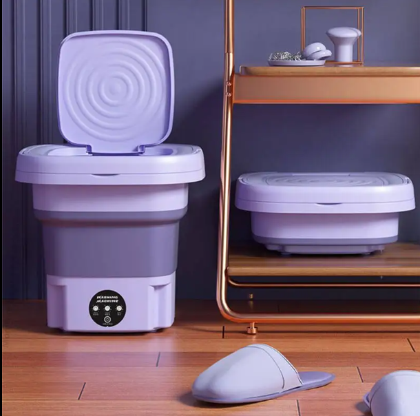 Mini Folding Washing Machine Portable Dryer Travel Laundry
