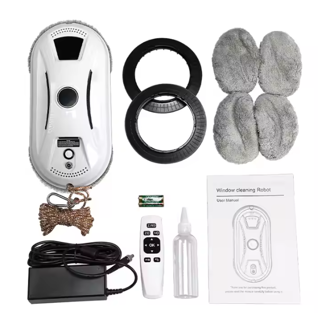 Window Cleaning Robot Vacuum For Glass With Remote Control