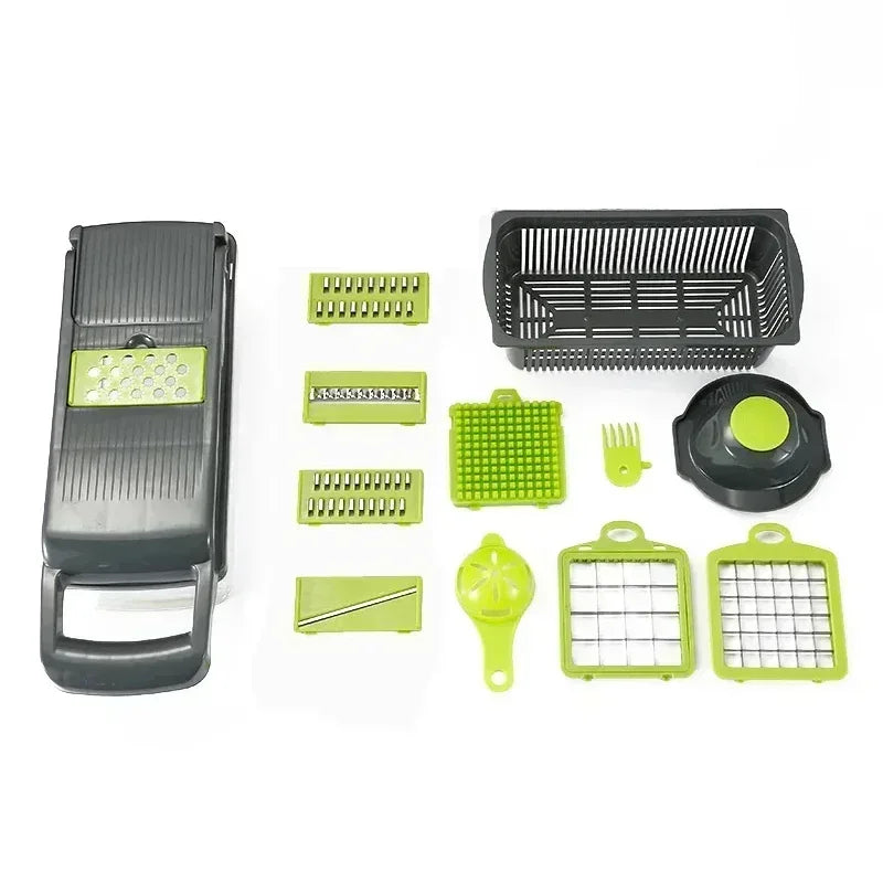 Multifunctional Vegetable Chopper 14 In 1 Food Slicer Dicer Tool