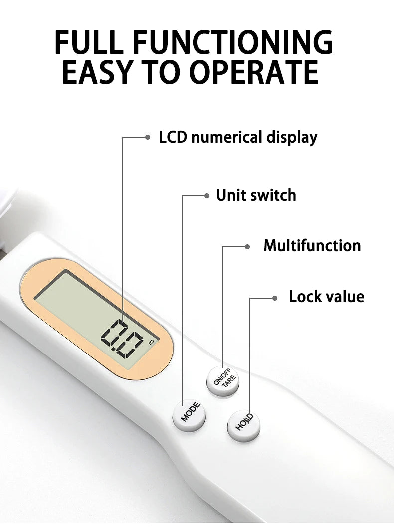 Electronic Kitchen Scale Digital Measuring Spoon High Precision Food Scale