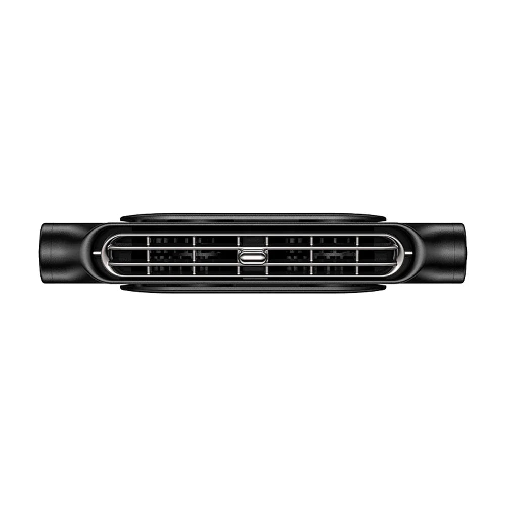Portable Car Rear Seat Cooling Fan 3 Speeds USB Adjustable Airflow for Hot Weather