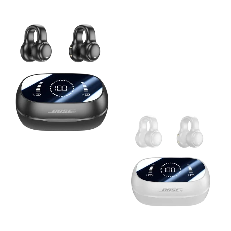 Wireless Bluetooth Earbuds With Noise Reduction Bone Conduction Mic For Sport Use