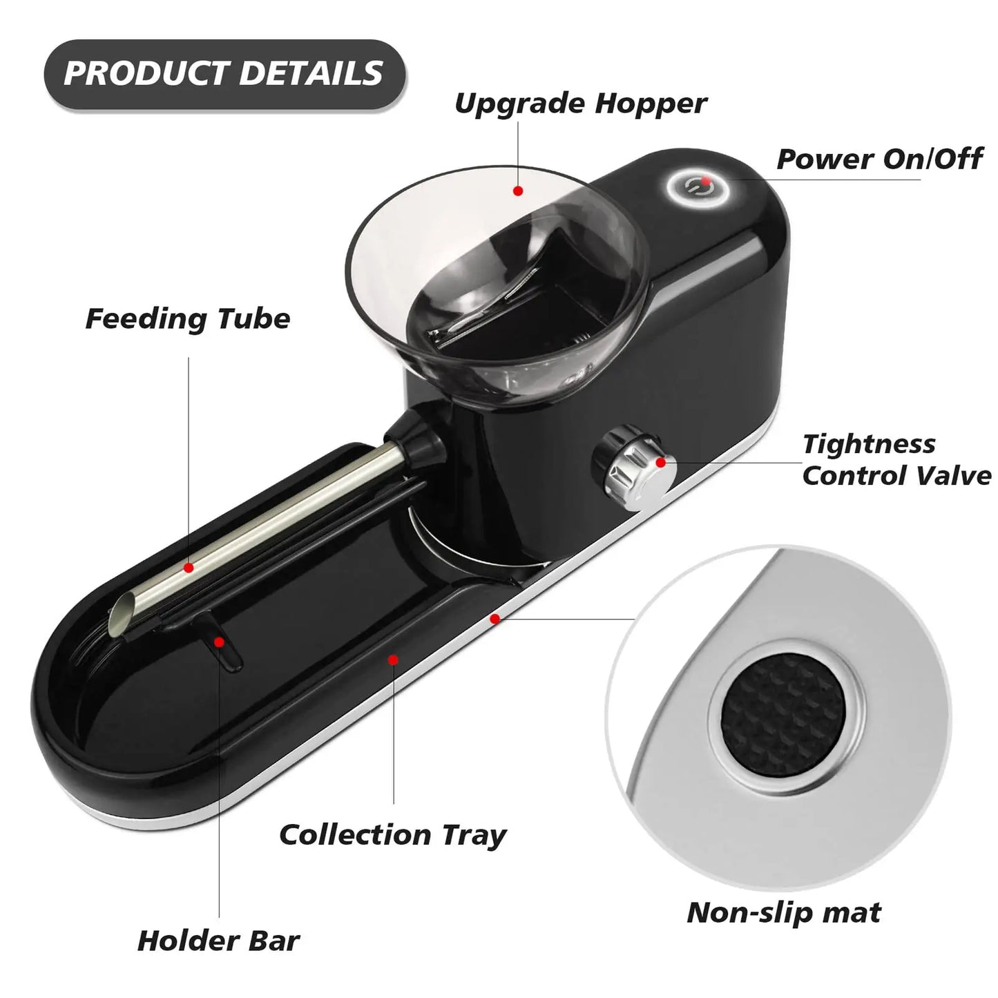 Electric Cigarette Rolling Machine Household Automatic Maker For Slim And Thick Tubes