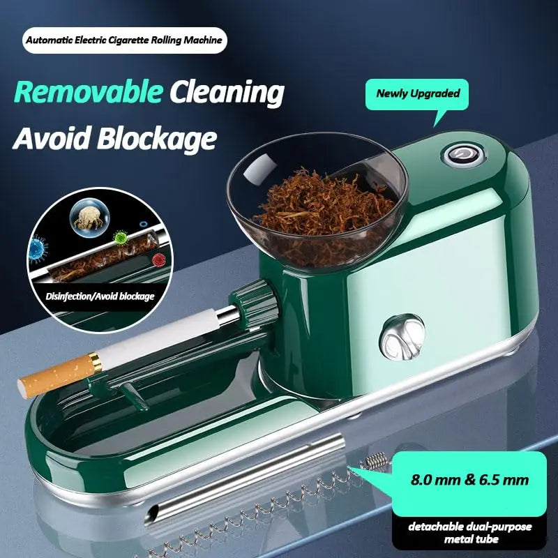 Electric Cigarette Rolling Machine Household Automatic Maker For Slim And Thick Tubes
