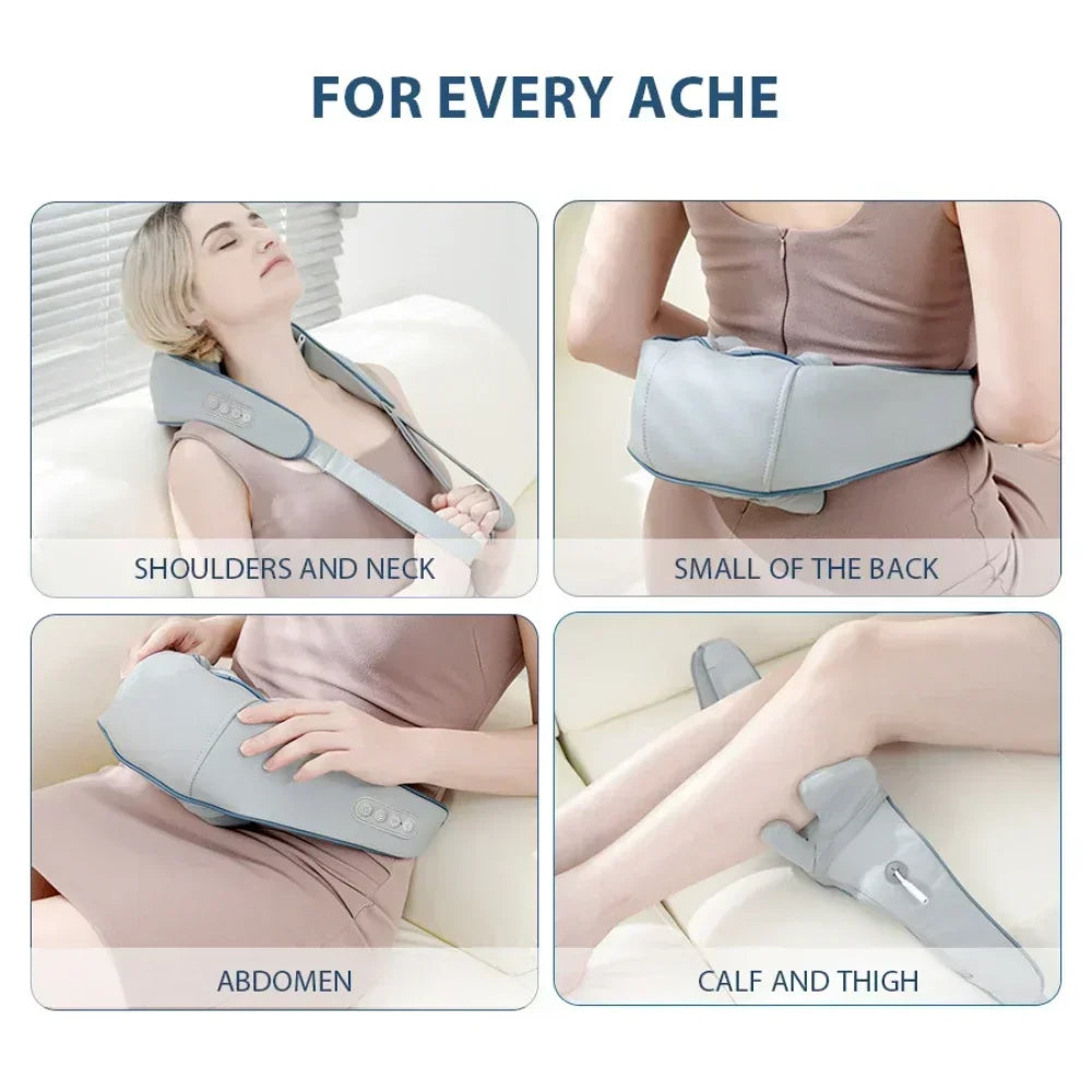 New Portable Mini Shiatsu Massage Shawl For Trapezius Muscle Relaxation