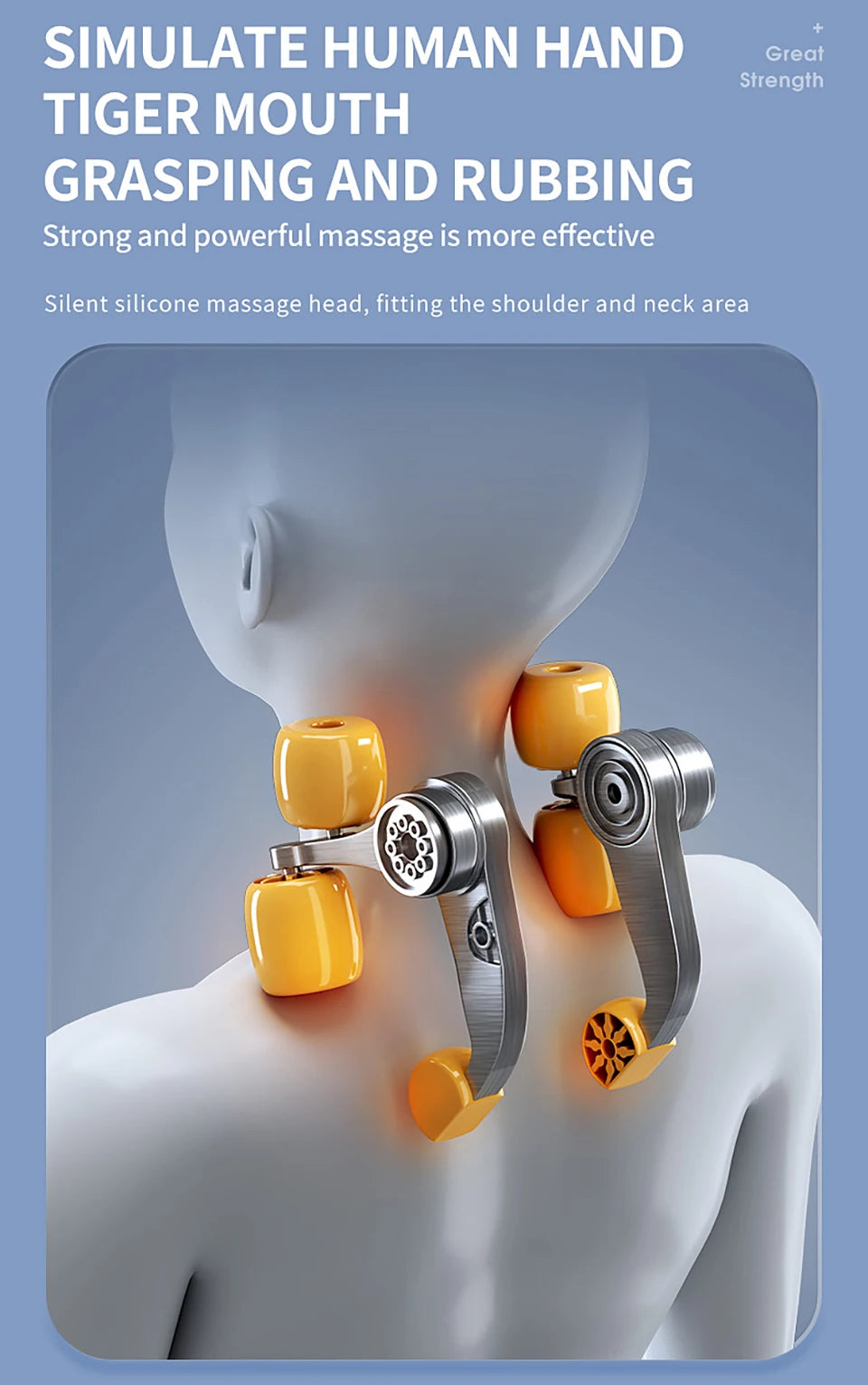 Multifunctional Neck And Shoulder Massager Electric Shiatsu Infrared Therapy