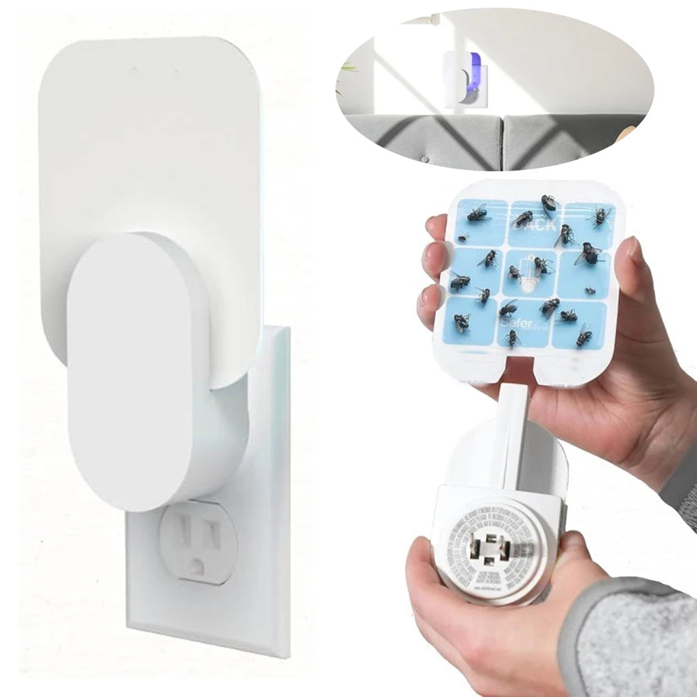 Indoor Electric Mosquito Killer Flying Insect Trap with UV Light and Sticky Pads
