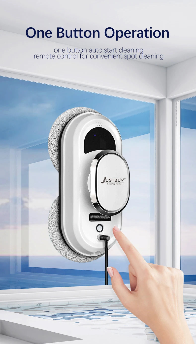 Window Cleaning Robot Vacuum For Glass With Remote Control