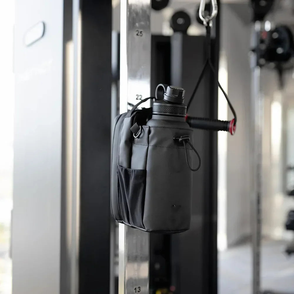 Magnetic Gym Water Bottle Holder With Secure Clip Easy Access For Workouts And Fitness