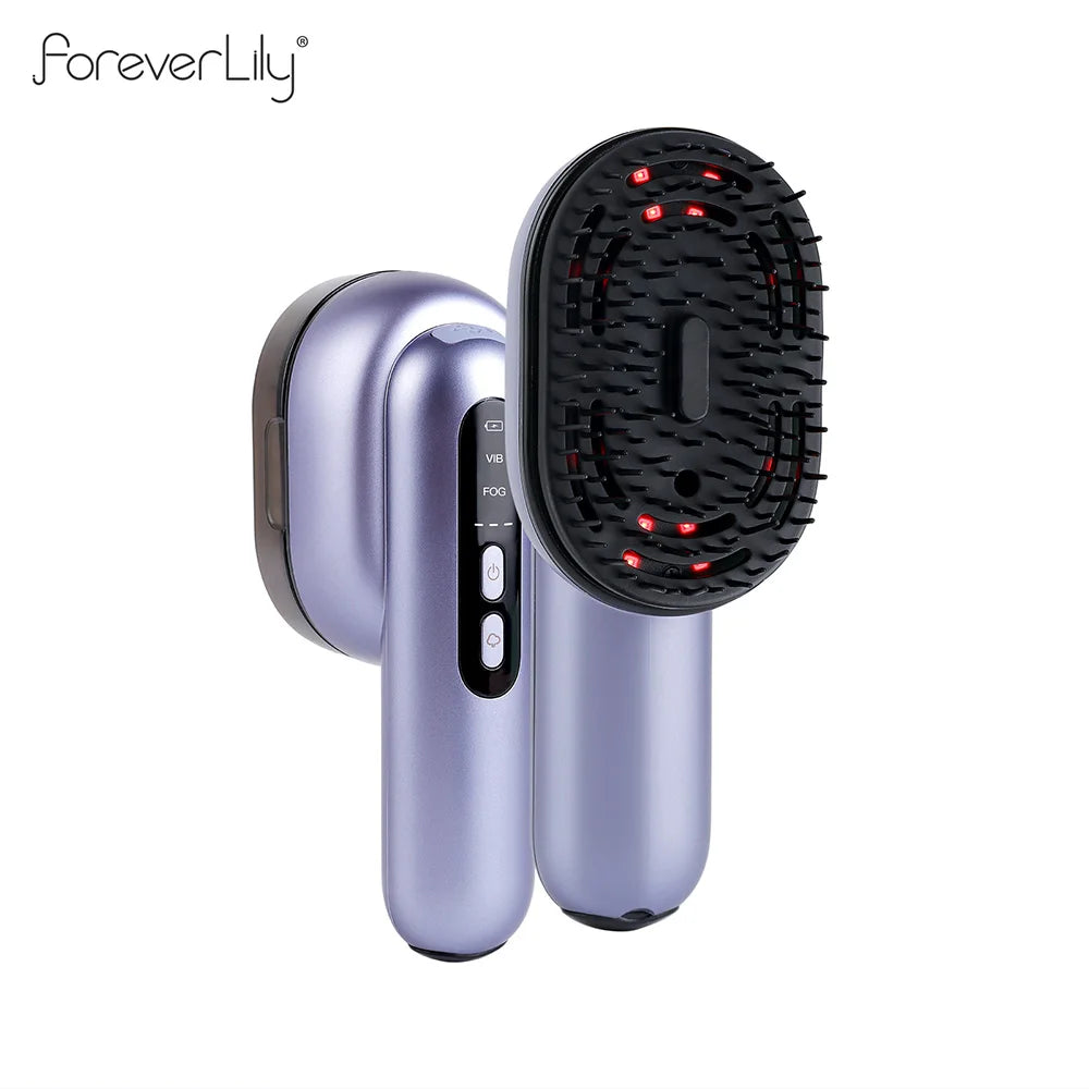 Innovative Hair Care Spray Comb With Vibrating Scalp Massager And Atomizing Applicator
