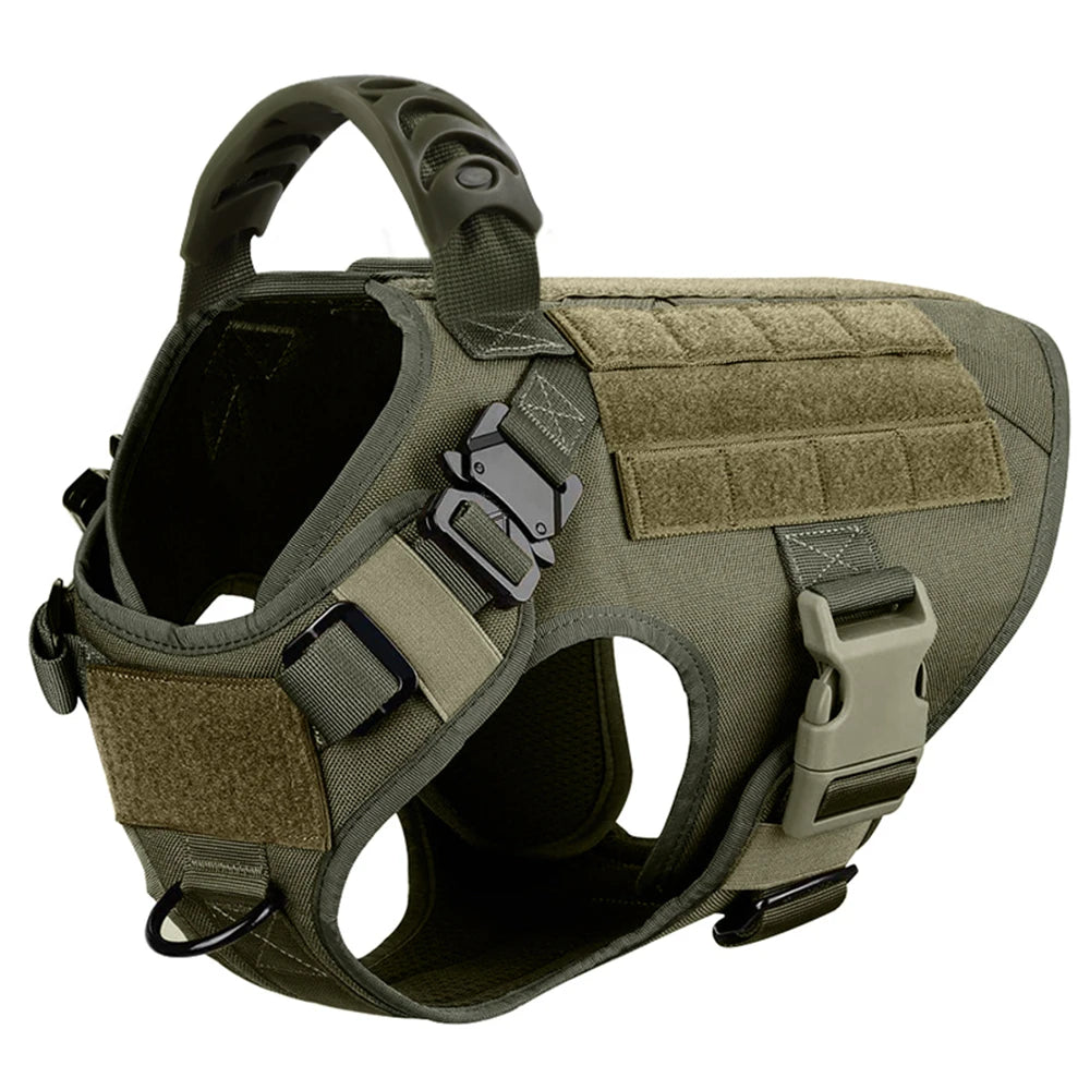 Military Tactical Dog Harness For German Shepherd Malinois French Bulldog