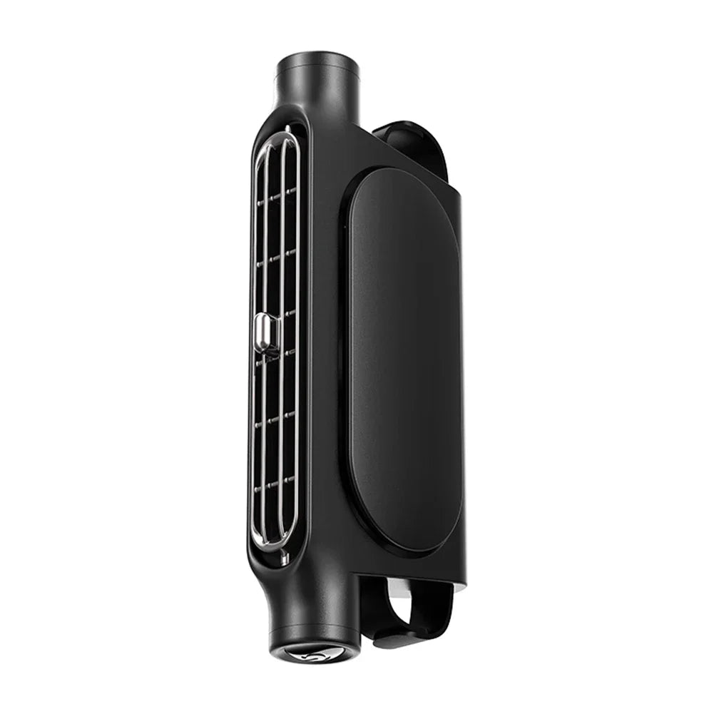 Portable Car Rear Seat Cooling Fan 3 Speeds USB Adjustable Airflow for Hot Weather