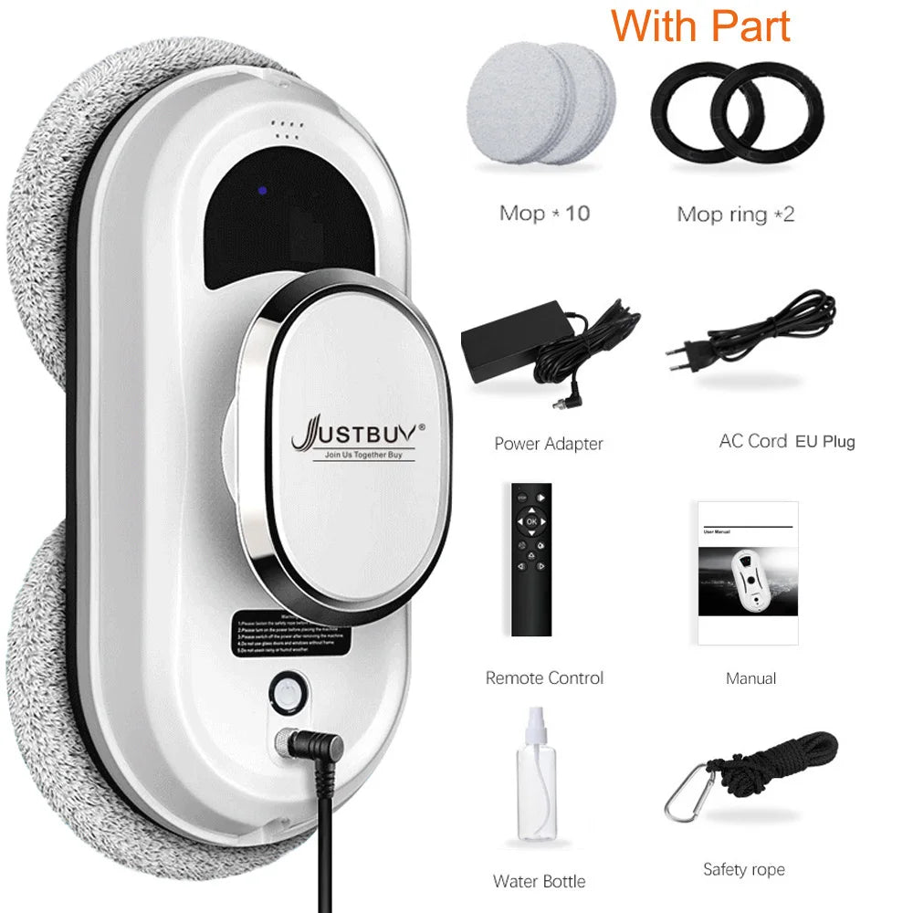 Window Cleaning Robot Vacuum For Glass With Remote Control