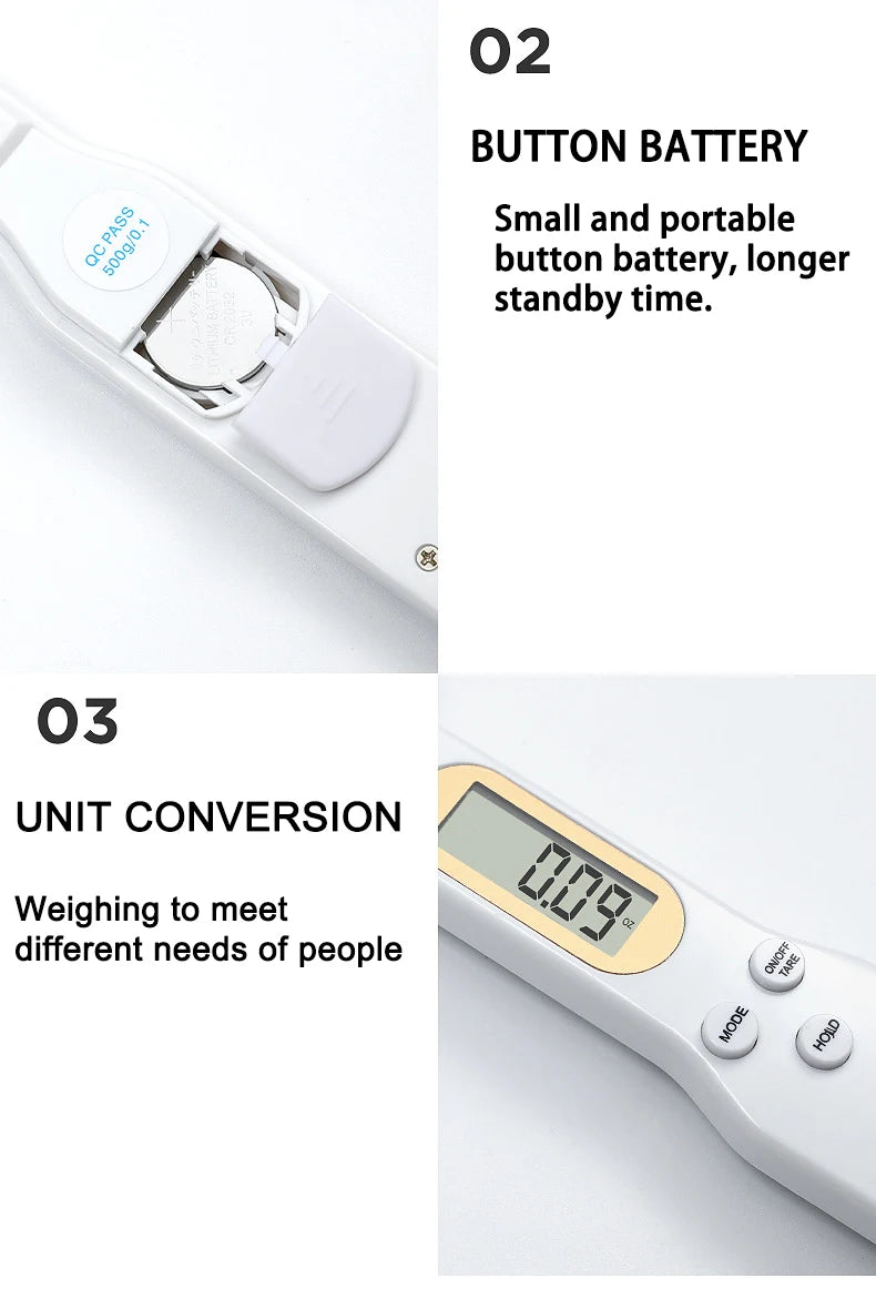 Electronic Kitchen Scale Digital Measuring Spoon High Precision Food Scale