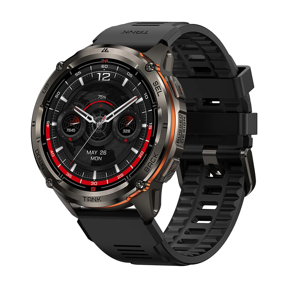 KOSPET TANK T3 Ultra 2 GPS Smartwatch | 60 Tage Akku, AMOLED, 5ATM, IP69K