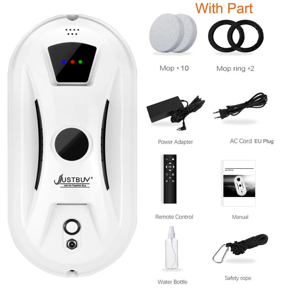 Window Cleaning Robot Vacuum For Glass With Remote Control