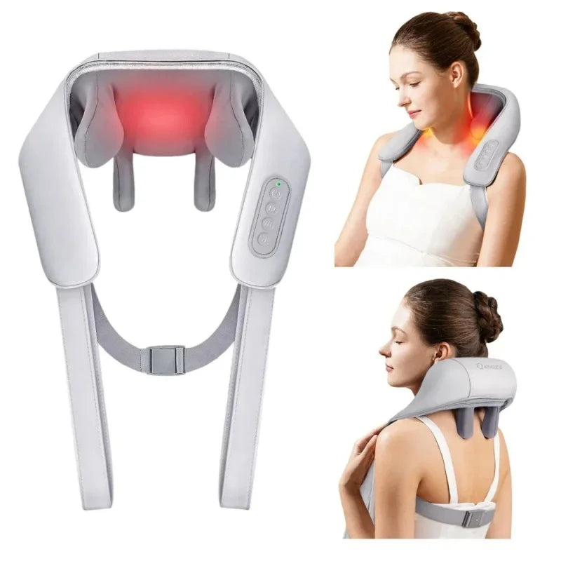 New Portable Mini Shiatsu Massage Shawl For Trapezius Muscle Relaxation