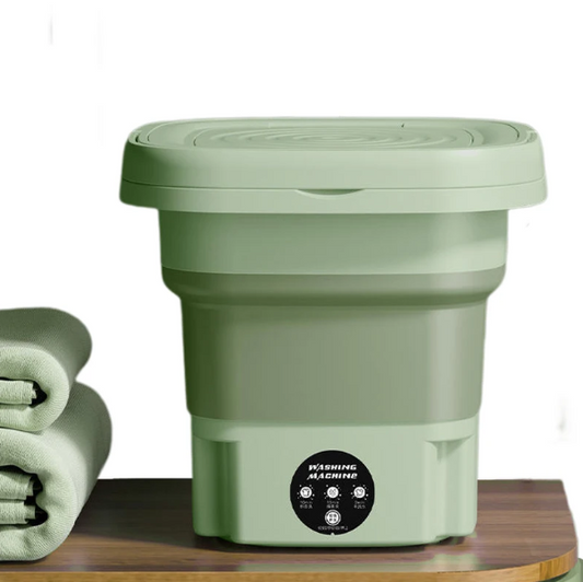 Mini Folding Washing Machine Portable Dryer Travel Laundry